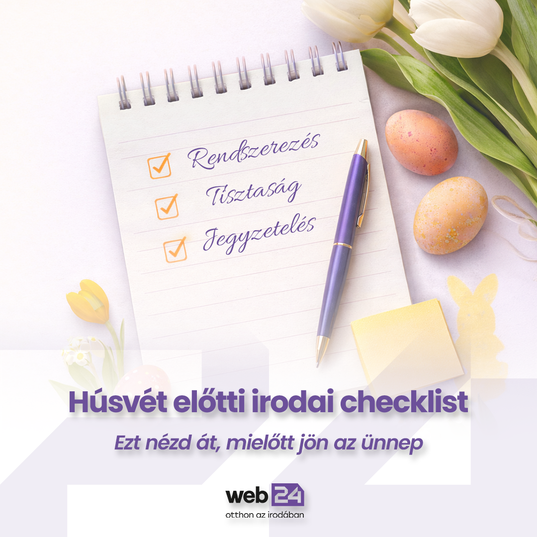 Húsvéti irodai checklist banner
