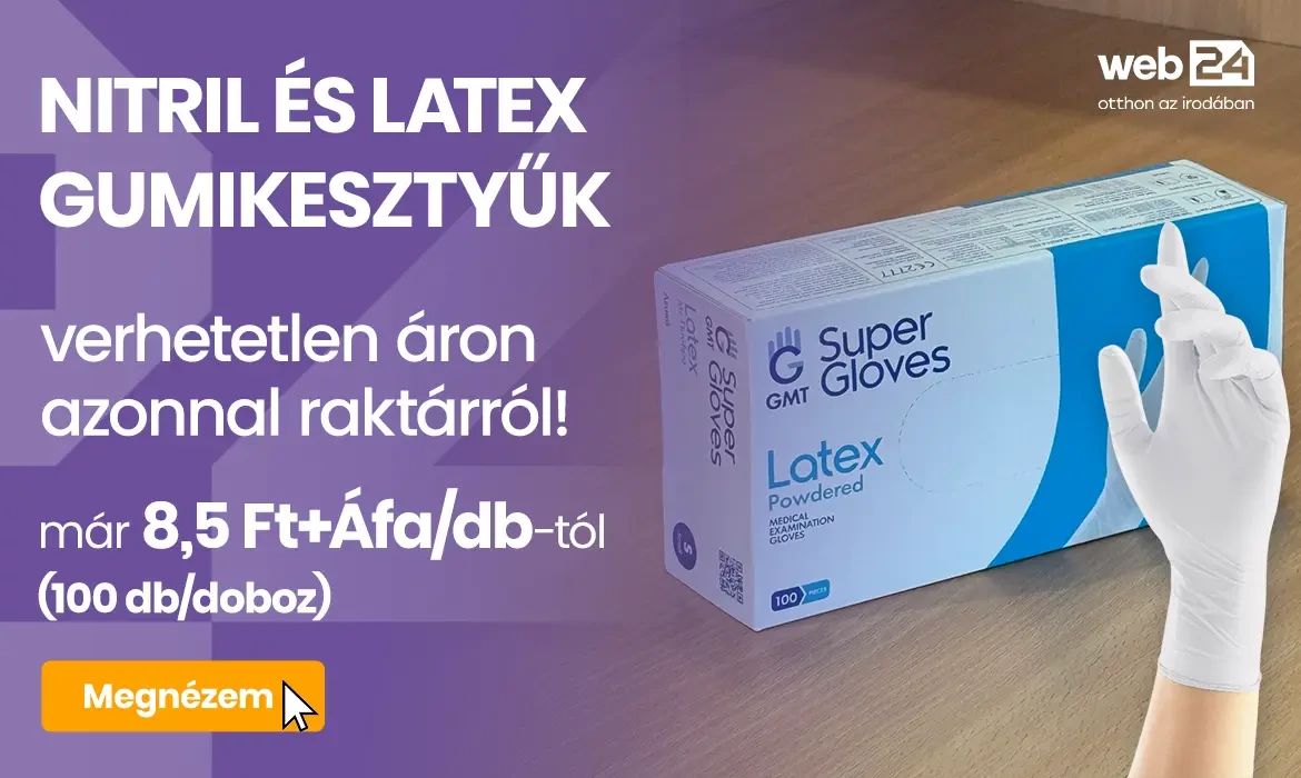 Ha gumikesztyűre van szükséged, nagyszerű ajánlatunk van számodra! Latex gumikesztyűket kínálunk hihetetlen kedvezménnyel.