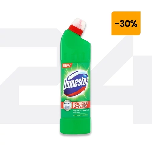 Fertőtlenítő hatású tisztítószer, 750 ml, Domestos Extended Power Pine