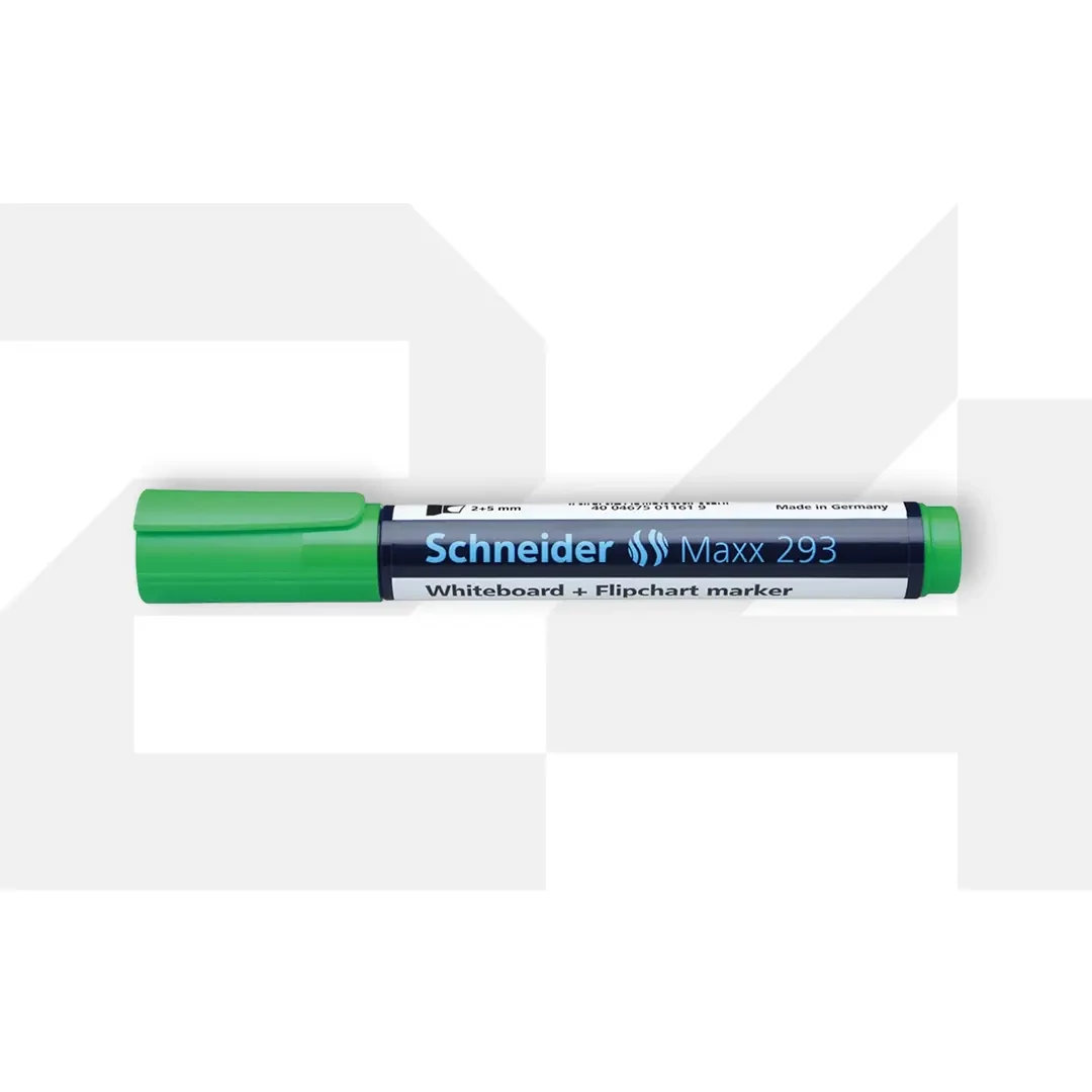 Tábla- és flipchart marker 2-5mm, vágott végű Schneider Maxx 293 zöld