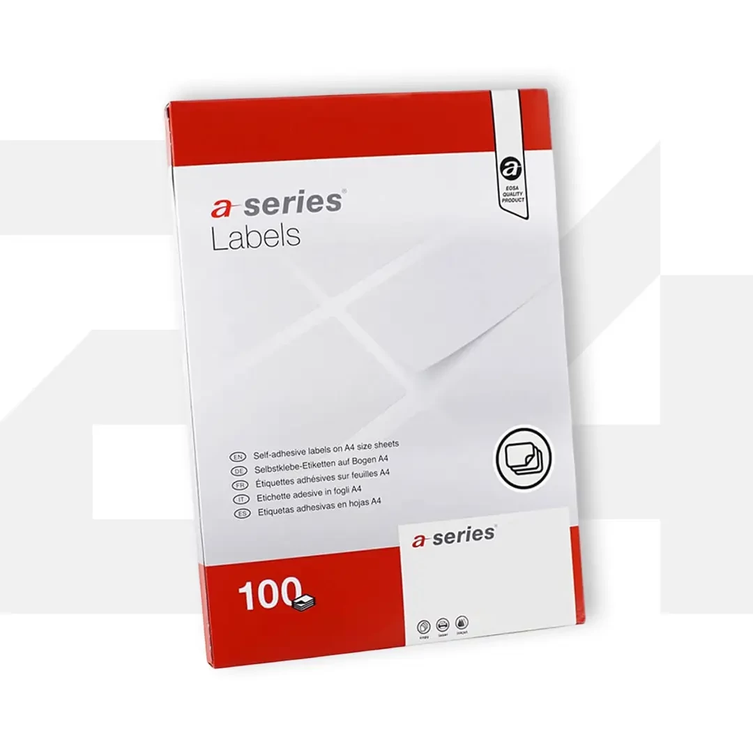 Etikett címke, 48,3x16,9mm, 100 lap, 64 címke/lap A-Series