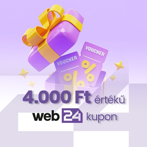 4.000 Ft értékű WEB24 kupon