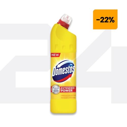 Fertőtlenítő hatású tisztítószer, 750 ml, Domestos Extended Power citrus