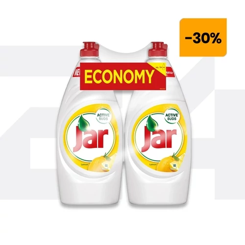 Mosogatószer, 2 x 900 ml, duopack, Jar Citrom