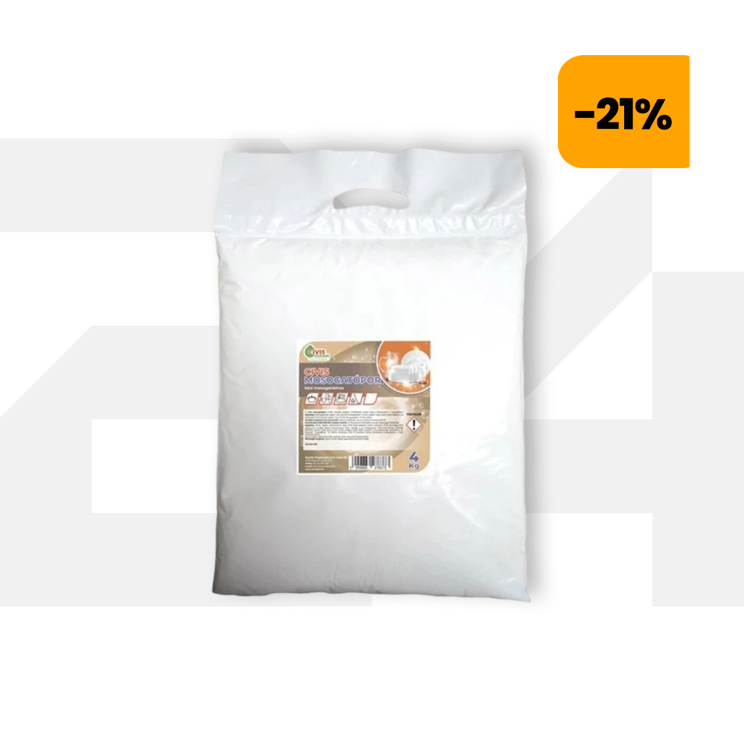 Mosogatópor fertőtlenítő hatással 4 kg Civis