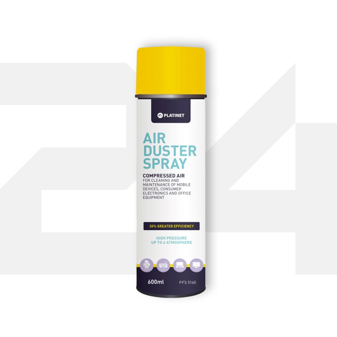 Sűrített levegő, porpisztoly, 600ml, gyúlékony, Platinet