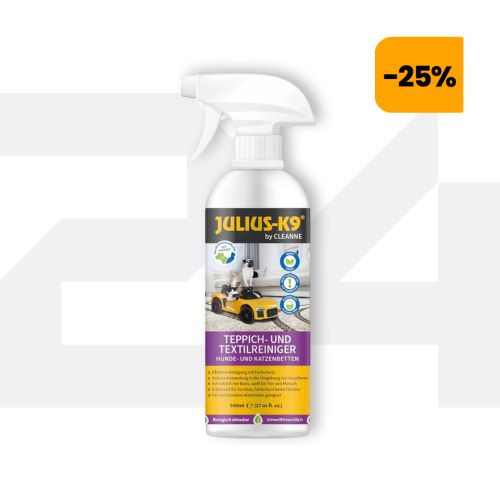 Kisállat fekhely- és kárpittisztító szórófejes 500 ml Cleanne Julius-K9