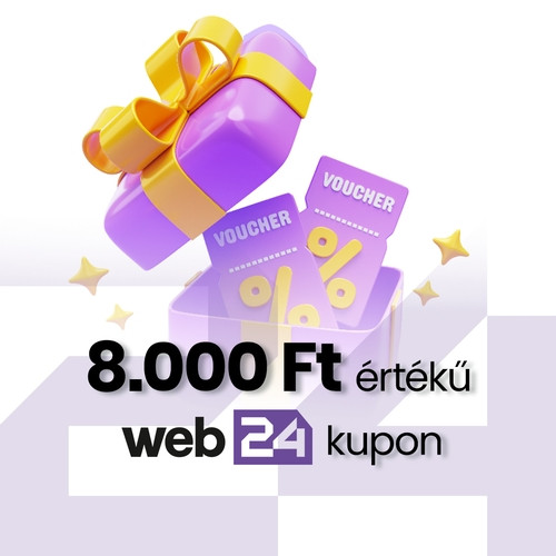 8.000 Ft értékű WEB24 kupon
