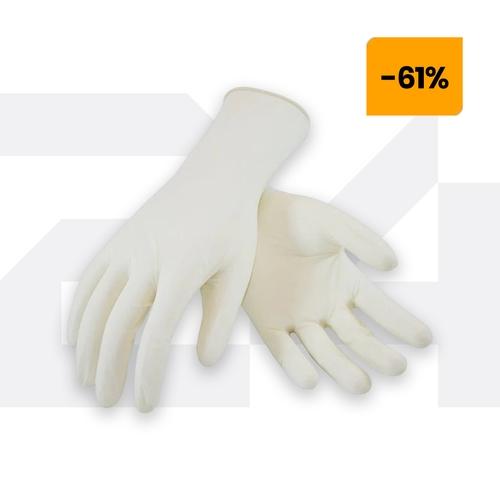Gumikesztyű latex púderes XL 100 db/doboz GMT Super Gloves fehér