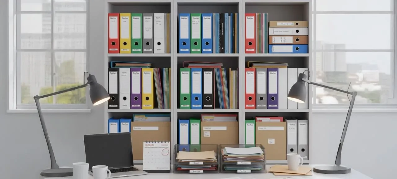 Év végi irodai rendszerezés...