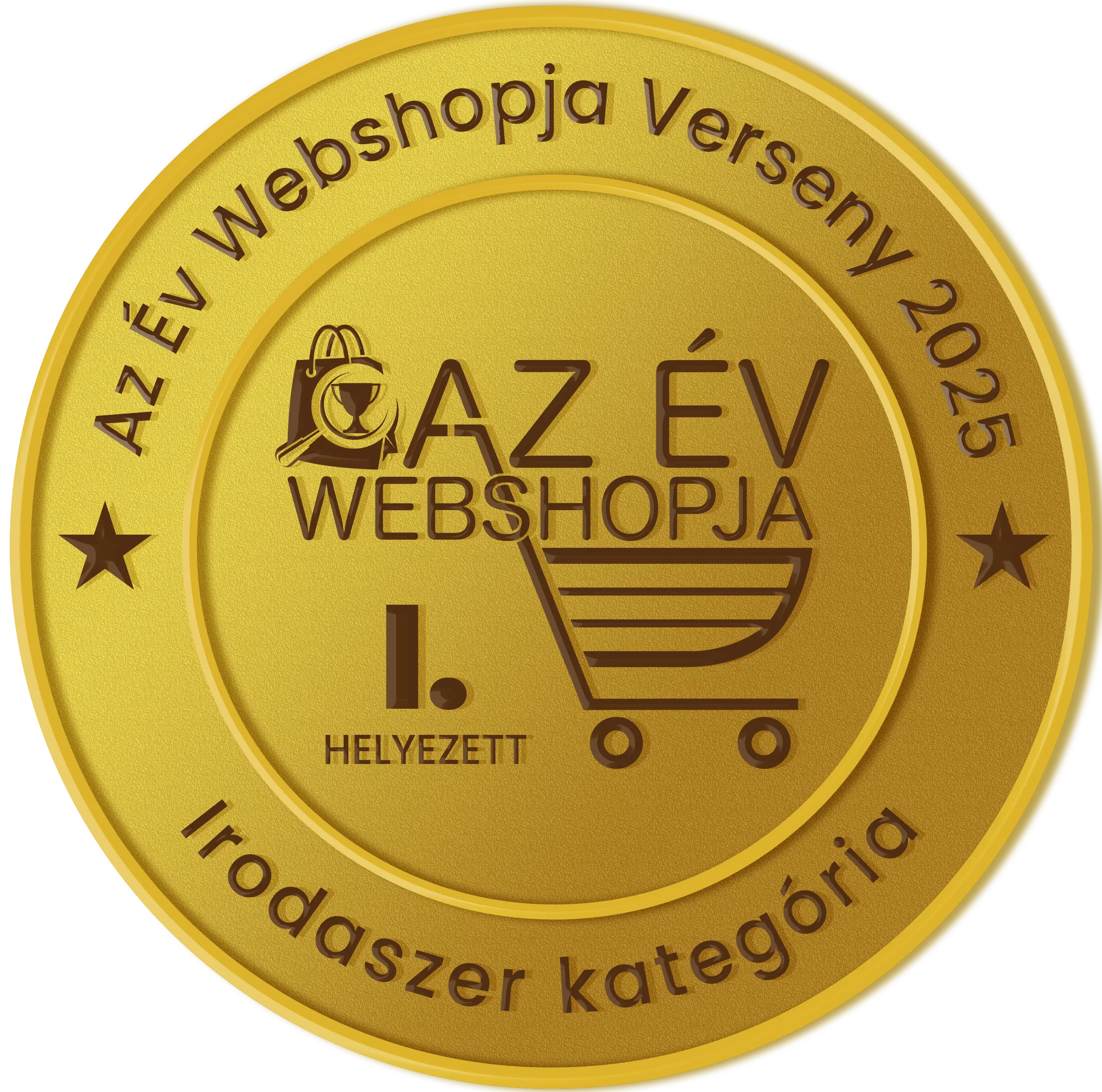 Az Év Webshopja 2025 – Irodaszer kategória