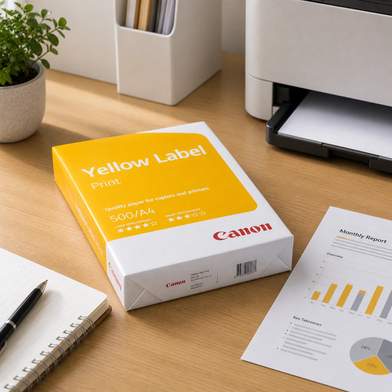 Másolópapír A4, 80g, Canon Yellow Label 500 ív/csomag