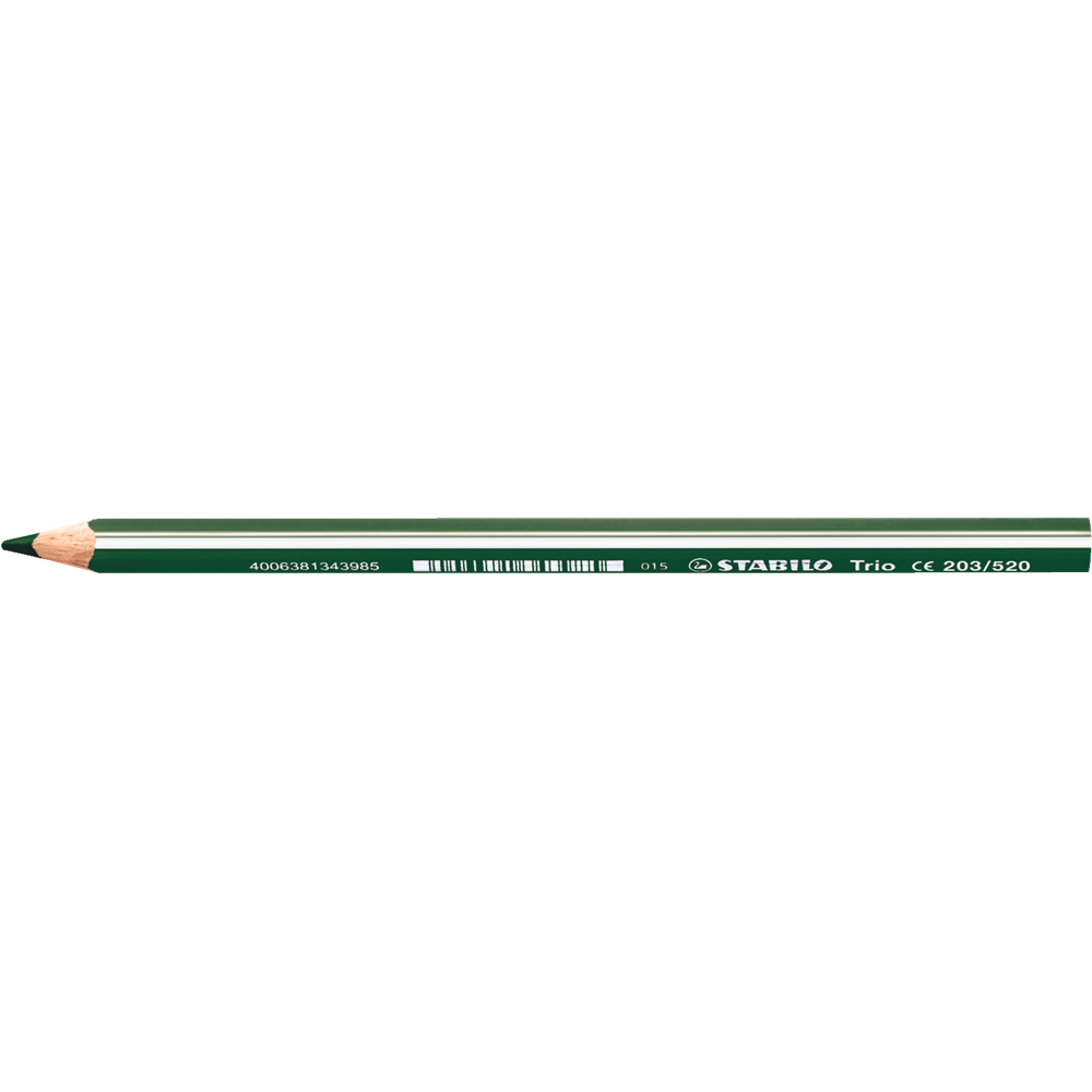 Színes ceruza vastag háromszögletű STABILO TRIO 203/520 sötétzöld