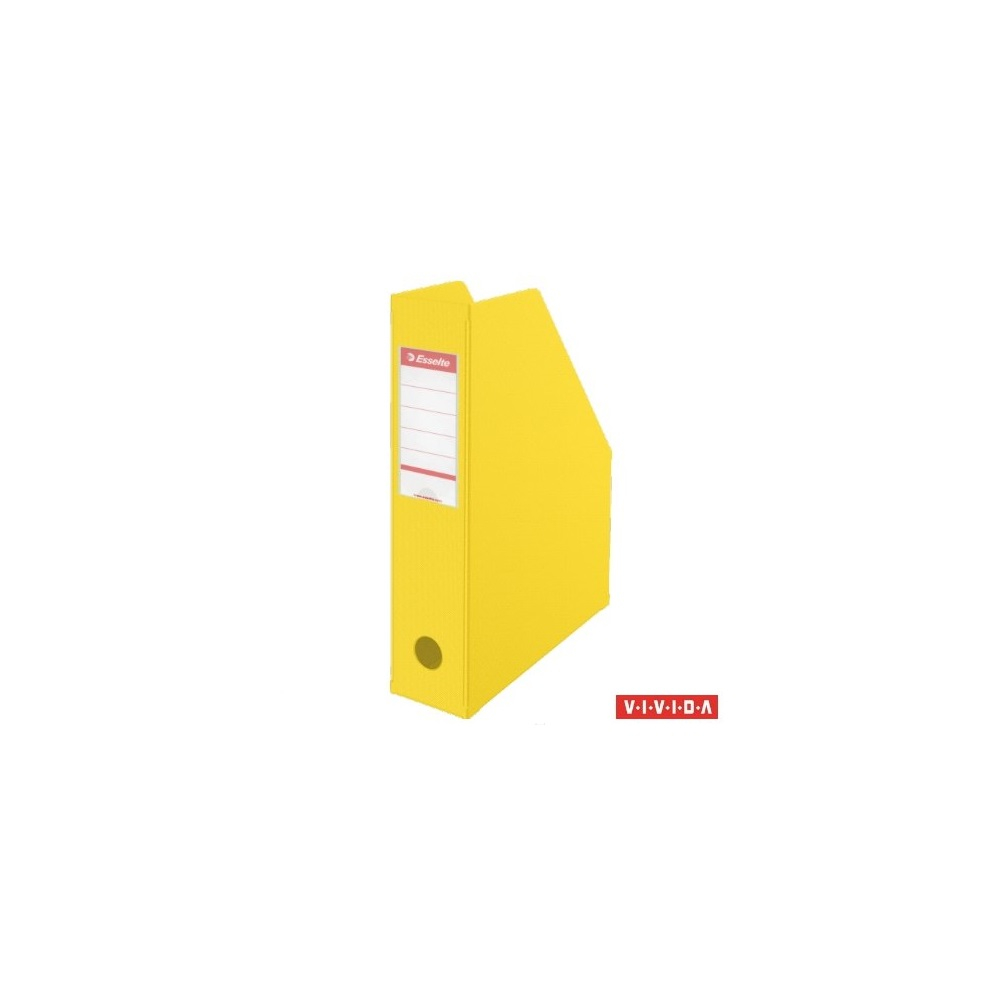 Iratpapucs 7cm, PVC/karton összehajtható Esselte Vivida sárga