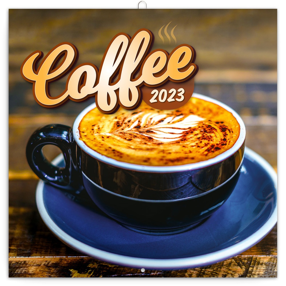 Falinaptár képes 300x300mm, (Coffee) Realsystem 2023.