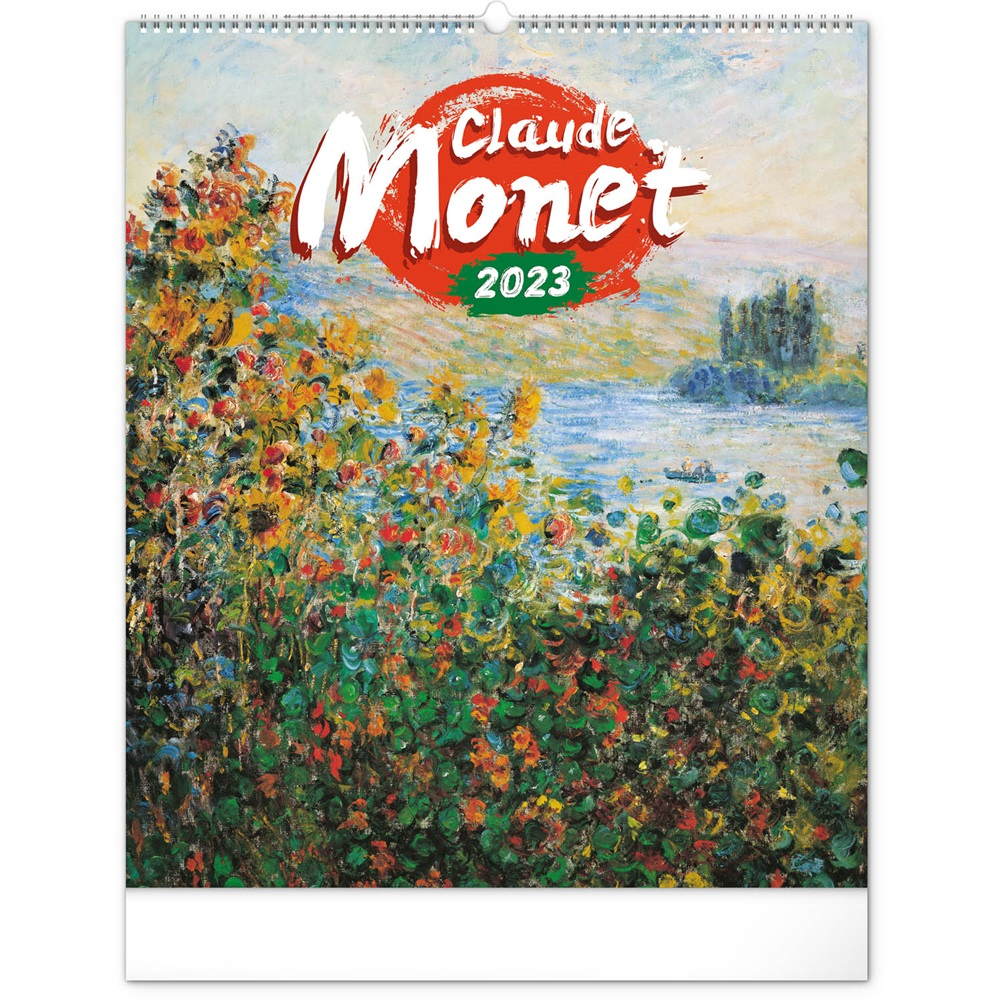 Falinaptár képes 480x560mm, (Claude Monet) Realsystem 2023.