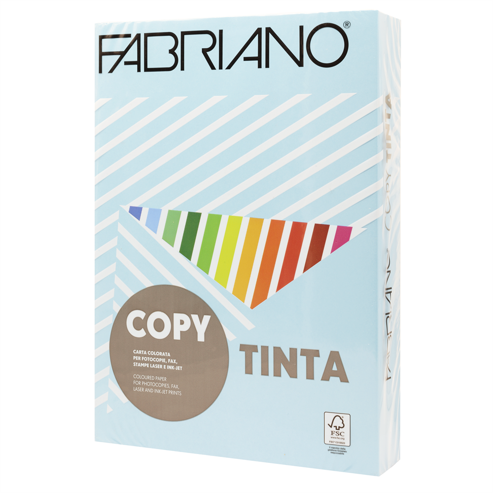 Másolópapír, színes, A3, 80g. Fabriano CopyTinta 250ív/csomag. pasztell kék