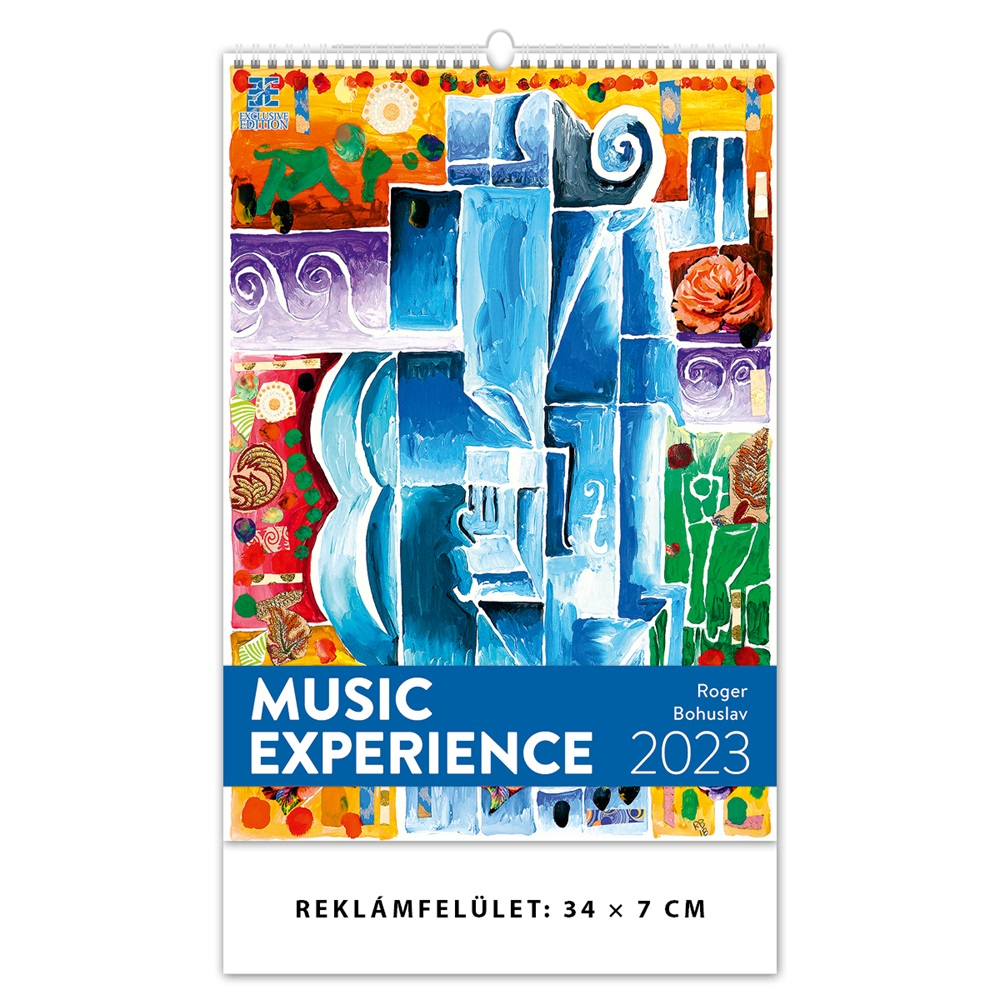 Falinaptár képes 340 × 485 mm Music Experience Dayliner 2023.