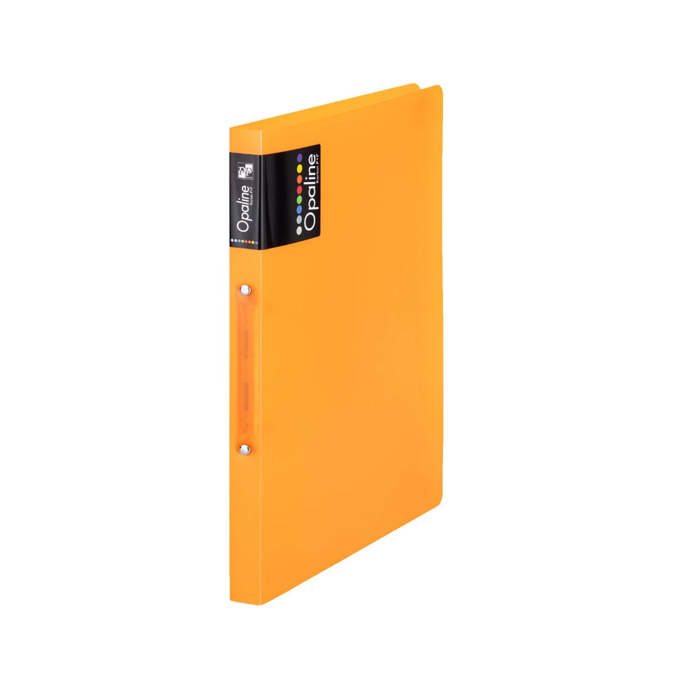 Gyűrűskönyv A4, 2 gyűrűs 2cm gerinc PP,  Karton P+P Opaline narancs