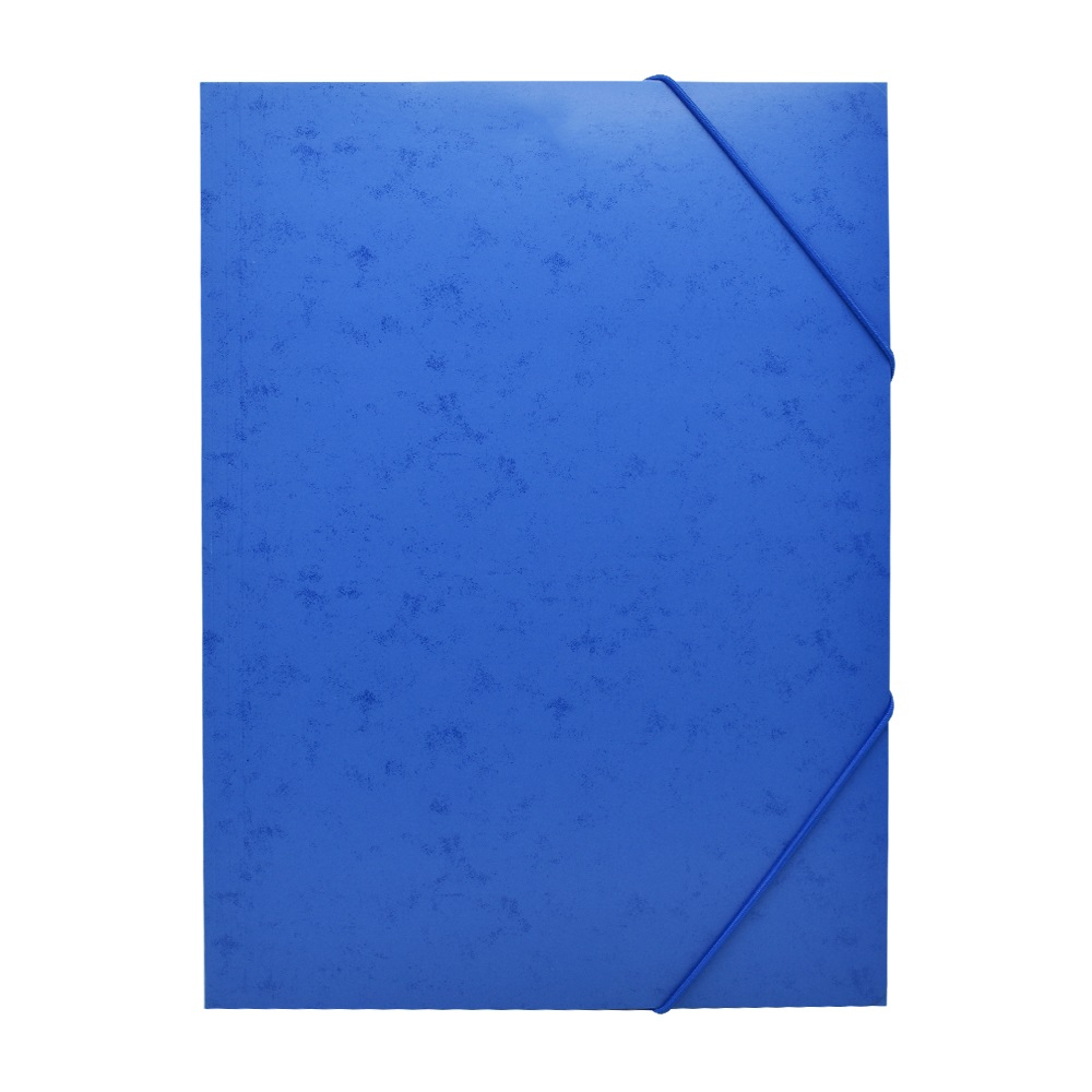 Gumis mappa A4, festett prespán karton Bluering® kék