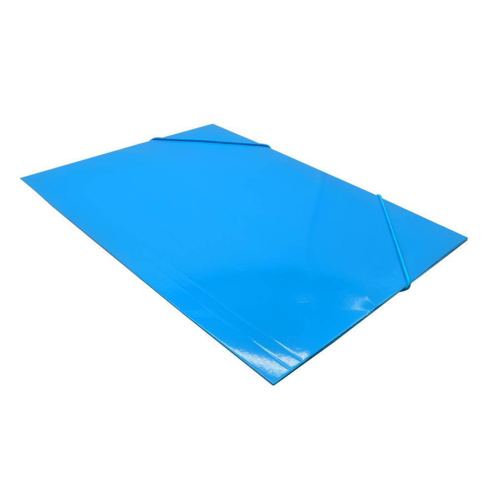 Gumis mappa A4, 300g. karton sarok gumírozással Bluering®, kék