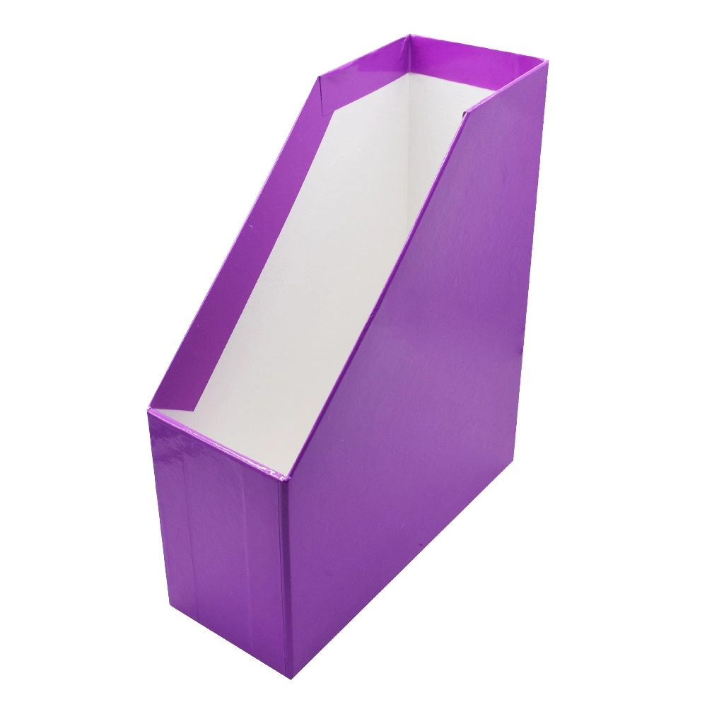 Iratpapucs 9cm, karton, fóliázott Bluering® lila