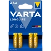 Varta Longlife AAA elem 4 darabos csomag