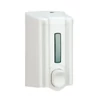 S2 Vialli fehér szappanadagoló, 500 ml, falra szerelhető, kézi nyomógombos kivitel szintjelző ablakkal