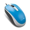 Genius DX-120 optikai vezetékes egér – kék USB mouse PC-hez és laptophoz, irodai használatra