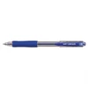 Uni SN-100 kék golyóstoll 0,5 mm precíz heggyel, átlátszó testtel és megbízható írással