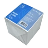 Praktikus fehér Bluering ragasztott kockatömb 10×10×10 cm méretben, mindennapi jegyzeteléshez