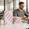 Sharp A4-es, 80 g/m² súlyú, fehér másolópapír irodai használatban.