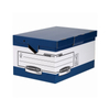 Archiváló konténer, csapófedeles BANKERS BOX BY FELLOWES , 10 db/csomag, kék