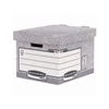 Archiváló konténer, karton, standard, Fellowes® Bankers Box System, 10 db/csomag,