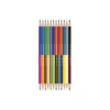 Színes ceruza készlet, kétvégű duocolor 12/24 szín Connect 24 klf. szín