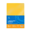 Sárga A4 L genotherm tasak – Bluering® 80 mikron, 25 db/csomag, irodai és iskolai használatra