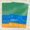 A4 genotherm tasak 80 mikron – zöld – Bluering – iskolai beadandók és jegyzetek rendszerezéséhez