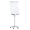 Mobil flipchart tábla, 5 görgős, 68x105cm, mágneses, ValueLine Franken 