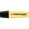 Szövegkiemelő 2-5mm, vágott hegyű, STABILO Boss original Pastel vanília