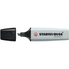 Szövegkiemelő szürke színben, vágott hegyű, STABILO Boss Original Pastel