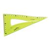Vonalzó háromszög 60° 19 cm flexibilis Keyroad vegyes színek