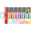 STABILO BOSS Original Pastel szövegkiemelő készlet 6 szín vágott hegy 2-5 mm vízbázisú tinta
