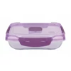 Ételtároló doboz 0,7 literes csatos és szelepes mikrós-fagyasztós_lányos színek