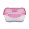 Ételtároló doboz 1,4 literes csatos és szelepes mikrós-fagyasztós_lányos színek