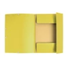 Gumis mappa karton  prespán A/4 Exacompta citromsárga