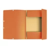 Gumis mappa karton  prespán A/4 Exacompta narancssárga