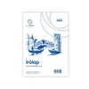 Bluering® írólap A5, famentes papírból, 50 lap, 20-50 jelöléssel, tiszta fehér felülettel