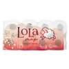 Toalettpapír 3 rétegű kistekercses 100% cellulóz 300 lap/tekercs 8 tekercs/csomag Lola
