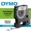Dymo D1 feliratozógép szalag flexibilis ID S0718040/16957 12mmx3,5m fekete/fehér ORIGINAL