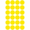 Etikett címke, jelölésre o18 mm, 24 címke/ív, 4 ív/doboz, Avery sárga